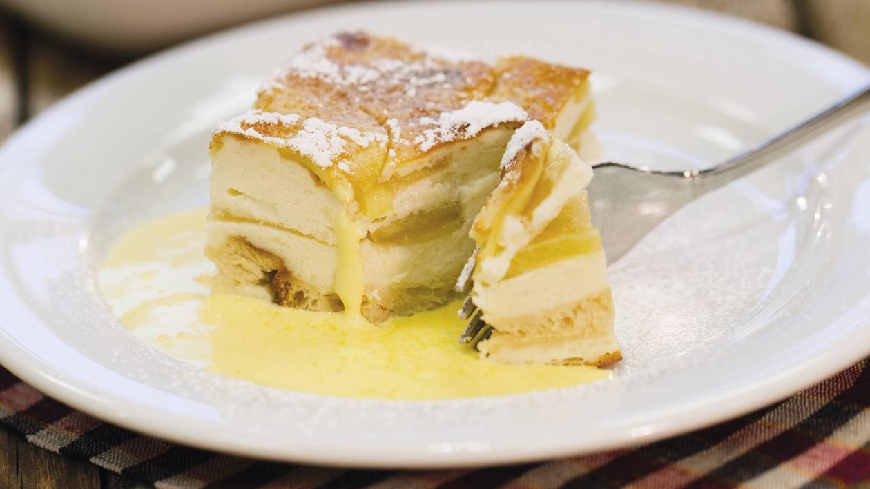 Brioche-Quarkauflauf Brioche-Quarkauflauf
