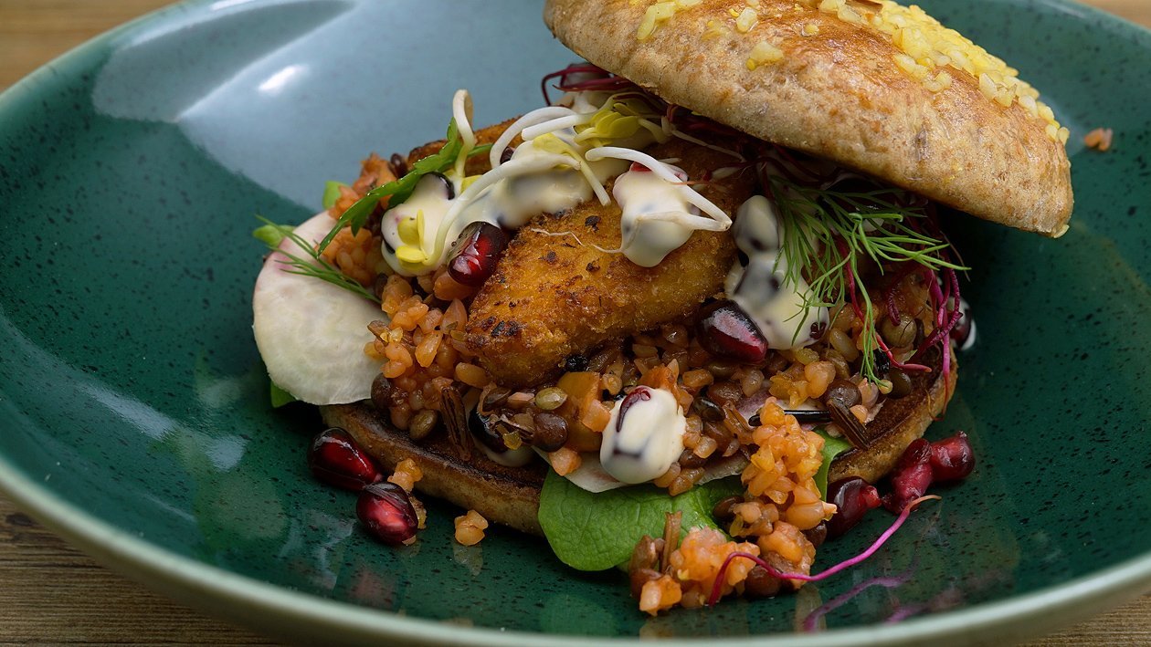 Bulgur Chicken Burger Bulgur Chicken Burger