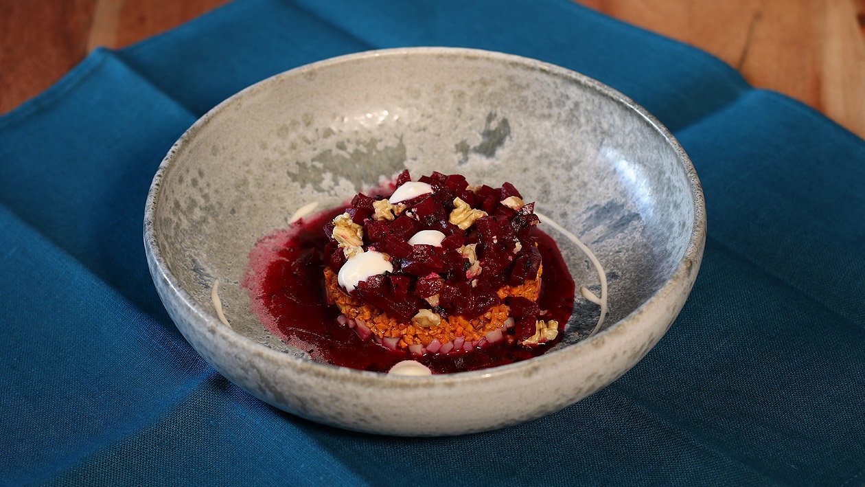 Ceviche von roter Beete Ceviche von roter Beete