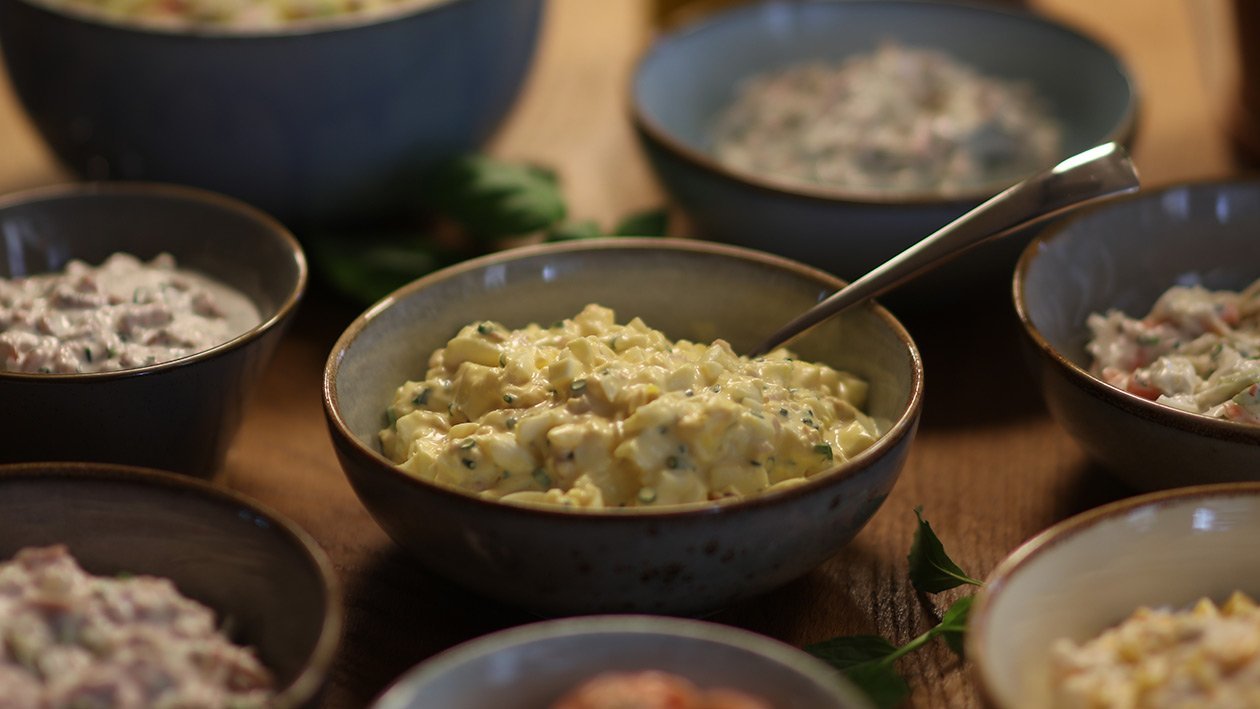 Eiersalat mit Bacon Eiersalat mit Bacon