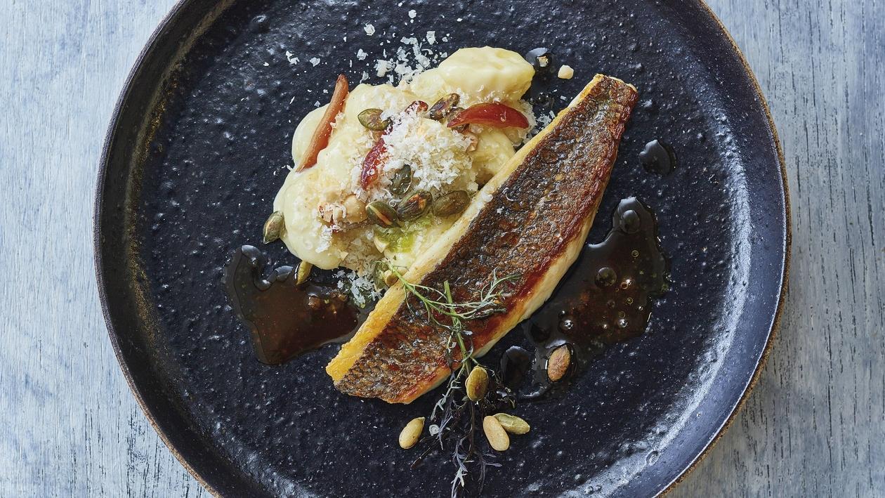 Gebratenes Doraden-Filet mit Gnocchi Gebratenes Doraden-Filet mit Gnocchi
