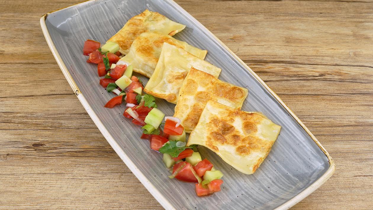 Gefüllte Maultaschen auf thailändische Art Gefüllte Maultaschen auf thailändische Art