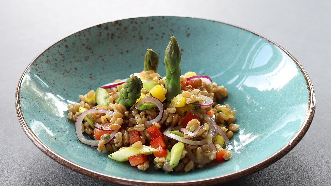 Grünkernsalat mit Spargel Grünkernsalat mit Spargel