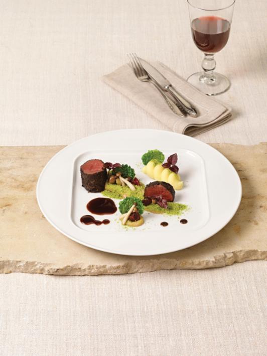 Hirschfilet mit Pilzen Hirschfilet mit Pilzen