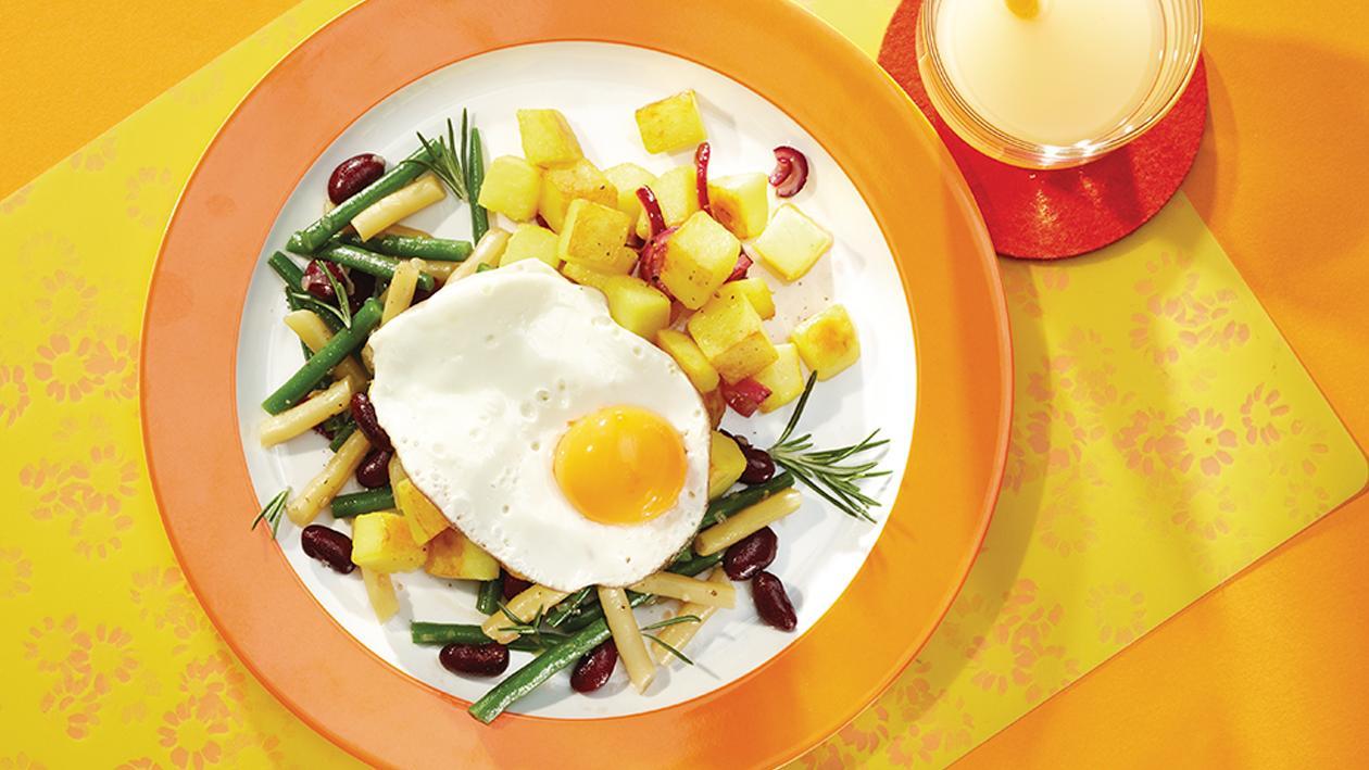 Kartoffelpfanne mit Bohnenmix Kartoffelpfanne mit Bohnenmix