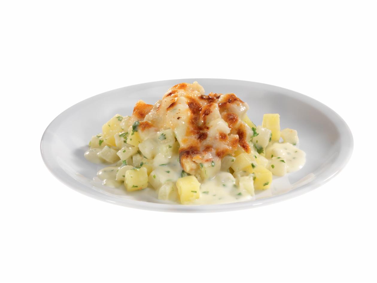 Kohlrabi-Kartoffel-Rahmgemüse mit Petersilie Kohlrabi-Kartoffel-Rahmgemüse mit Petersilie