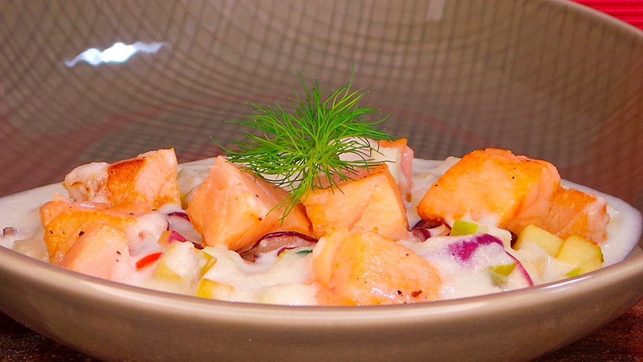 Lachs Ceviche mit mediterranem Gemüse Lachs Ceviche mit mediterranem Gemüse