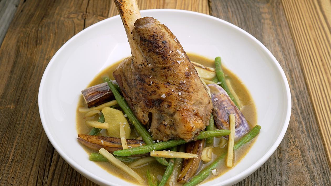 Lammkeulen Dschungel-Curry Lammkeulen Dschungel-Curry