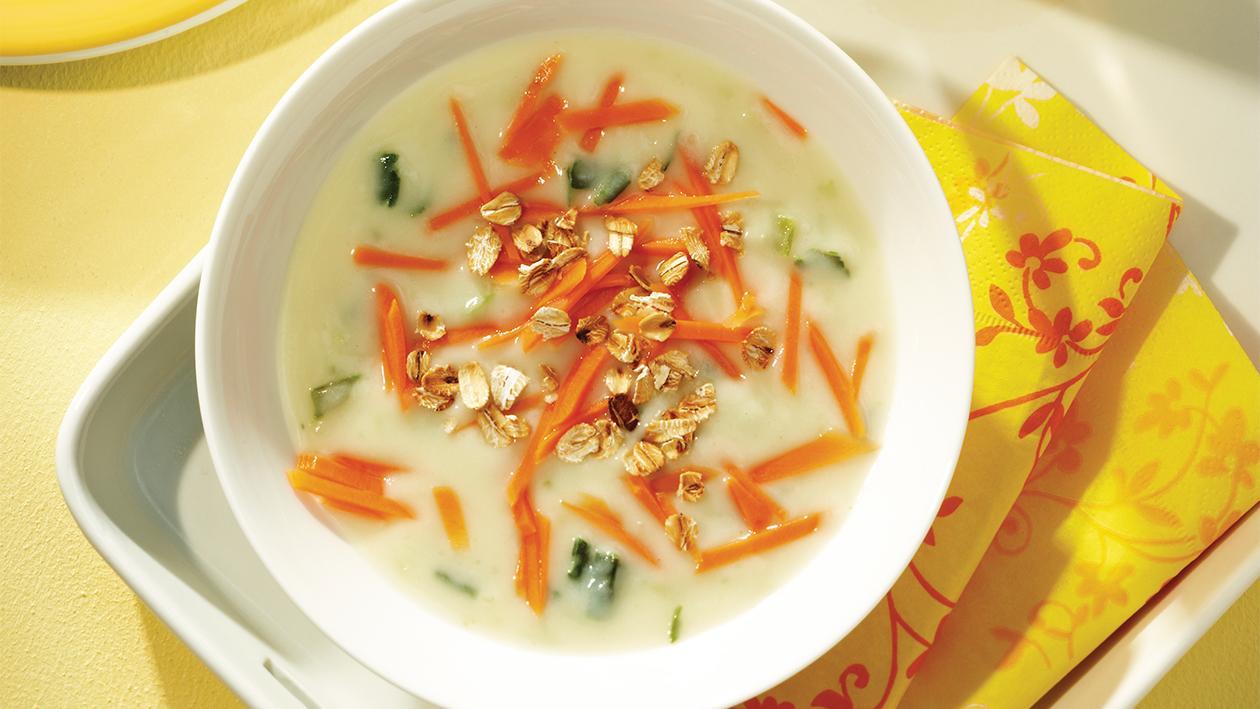 Lauchsuppe mit Haferflocken Lauchsuppe mit Haferflocken