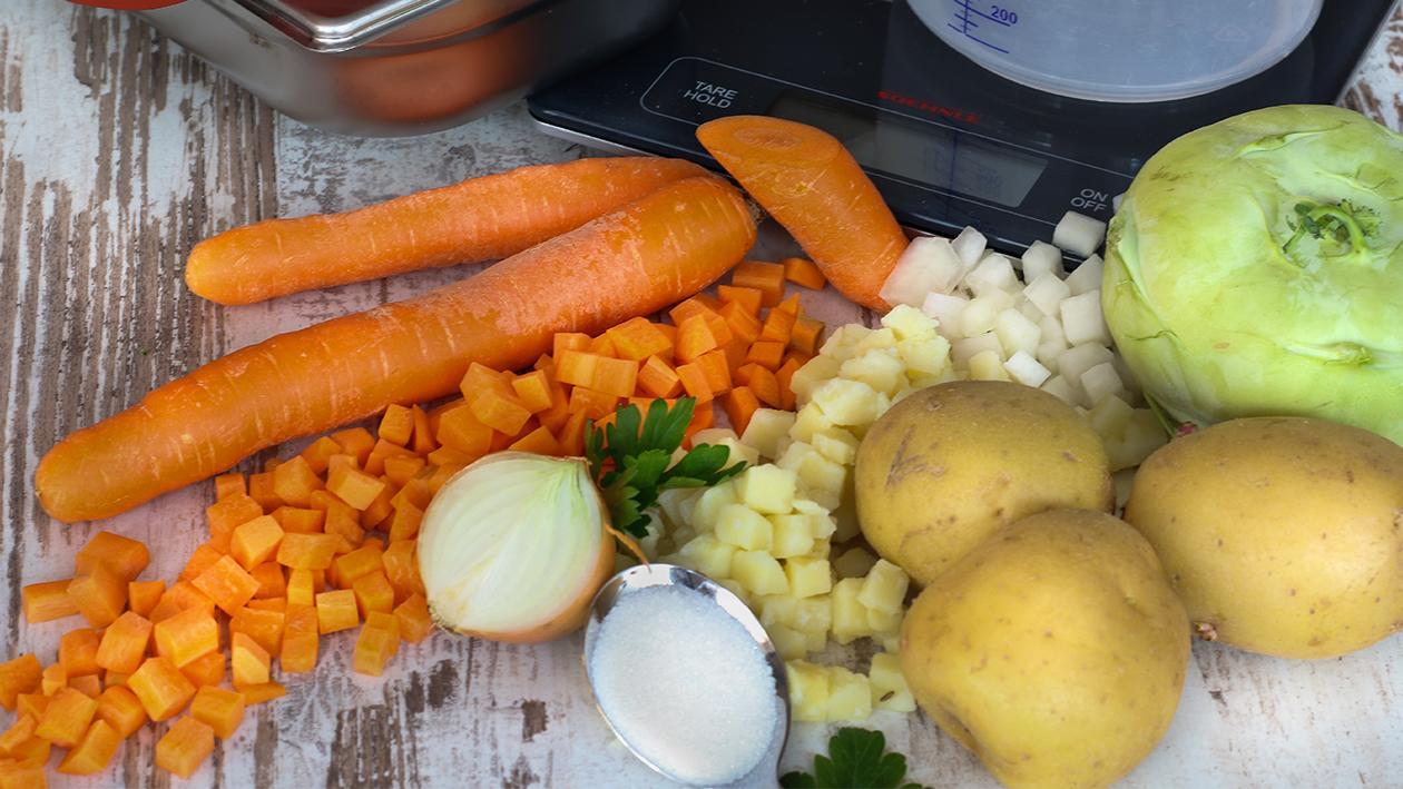 Möhren Kohlrabieintopf Möhren Kohlrabieintopf