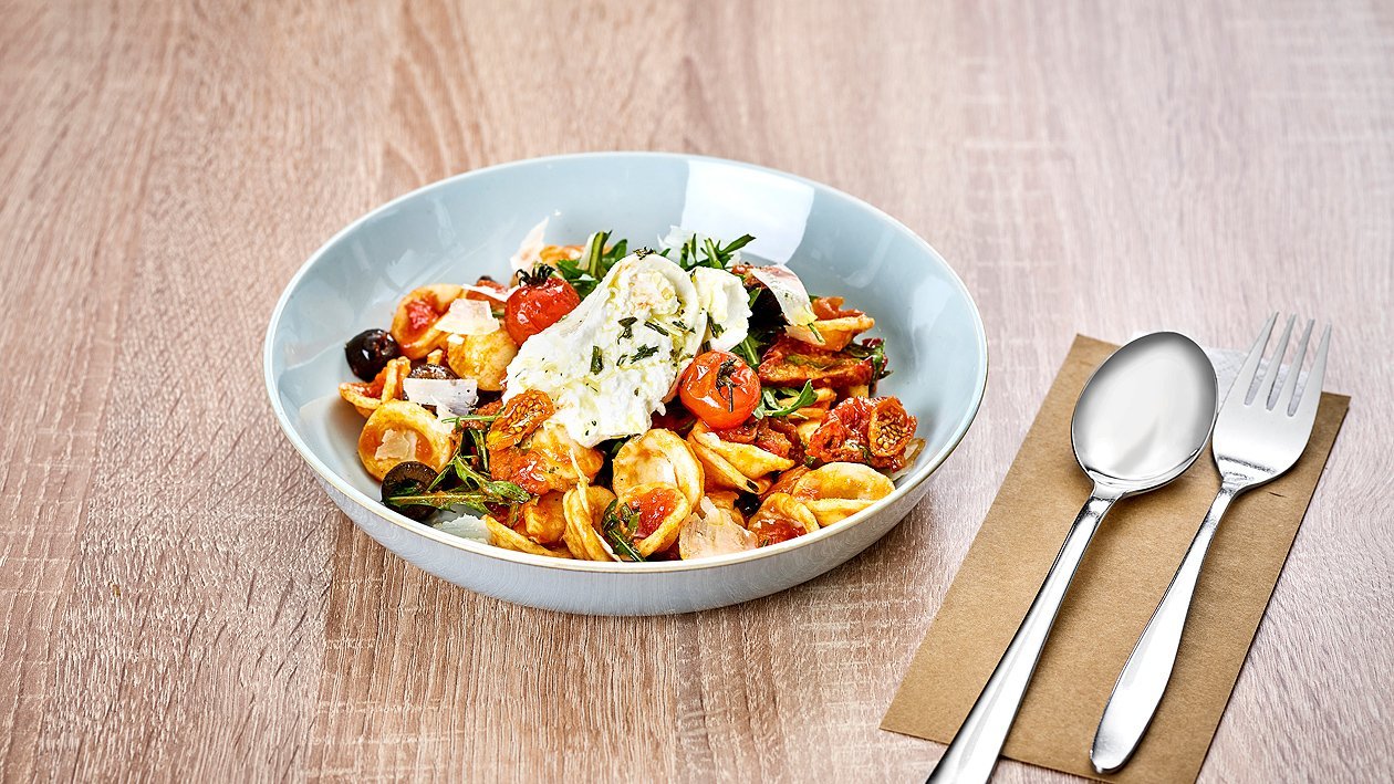 Pasta Bowl mit Kirschtomaten und Rucola Pasta Bowl mit Kirschtomaten und Rucola