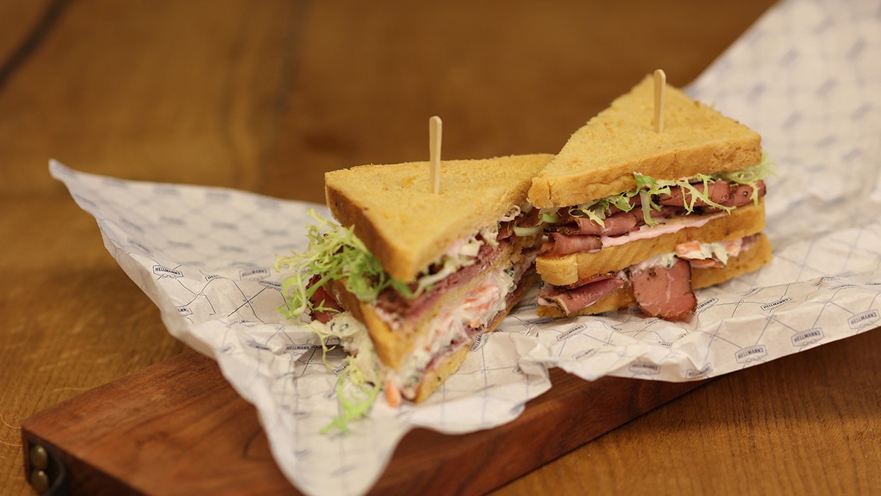 Pastrami Süßkartoffel Sandwich Pastrami Süßkartoffel Sandwich