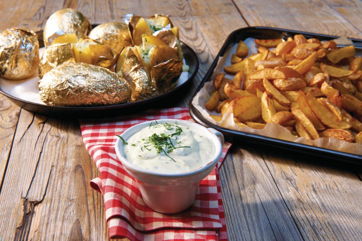 Potatoes-Dip Potatoes-Dip