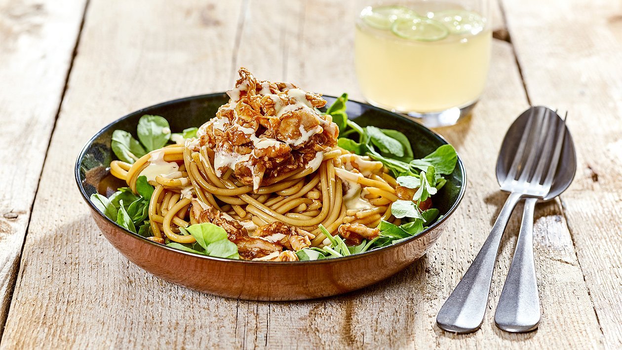 Pulled Chicken BBQ Pasta Pulled Chicken BBQ Pasta