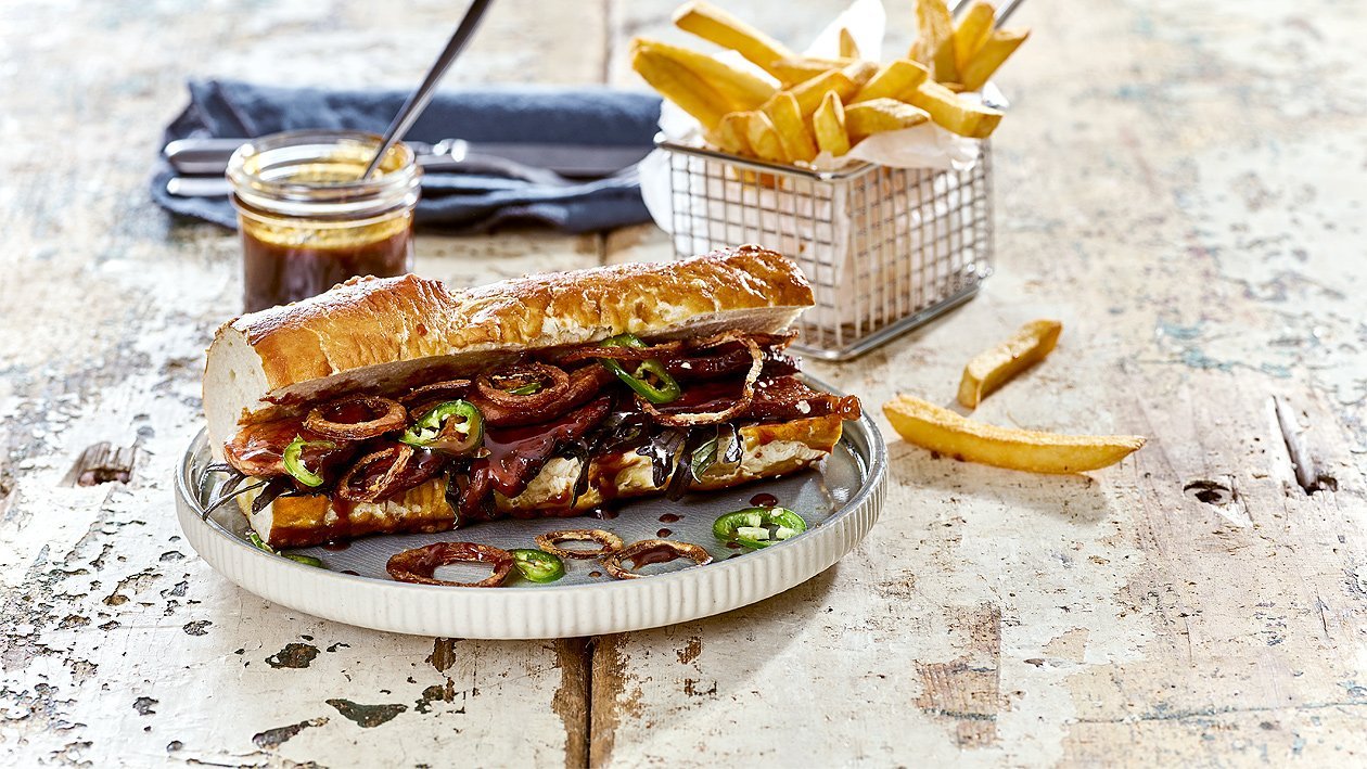 Rib Burnt Ends Sandwich Rib Burnt Ends Sandwich
