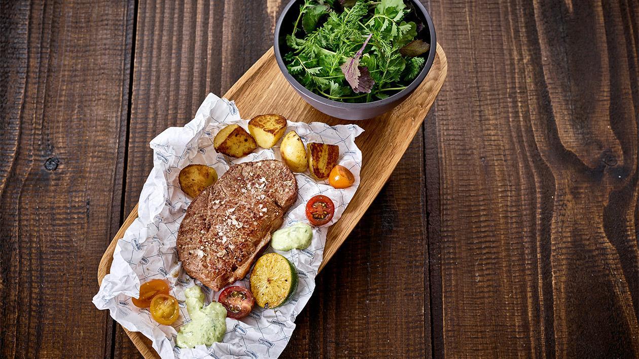 Roastbeef mit Chimichuri Mayonnaise Roastbeef mit Chimichuri Mayonnaise