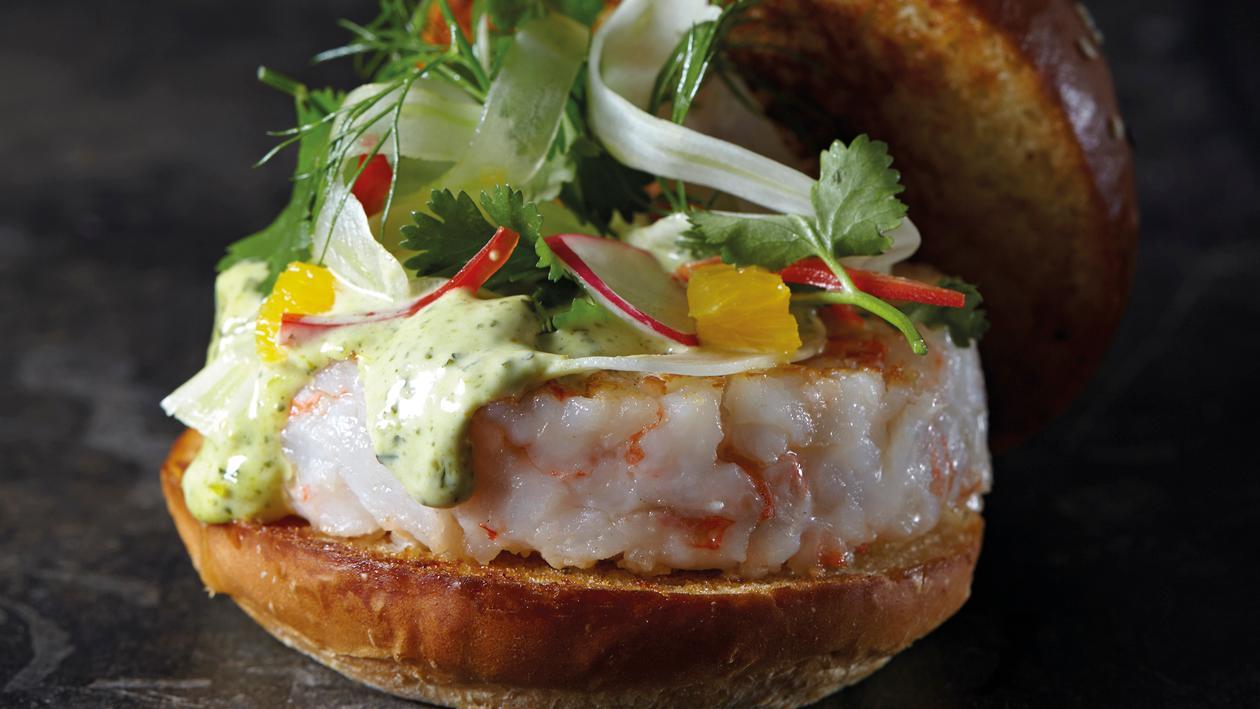 Shrimps Burger Shrimps Burger