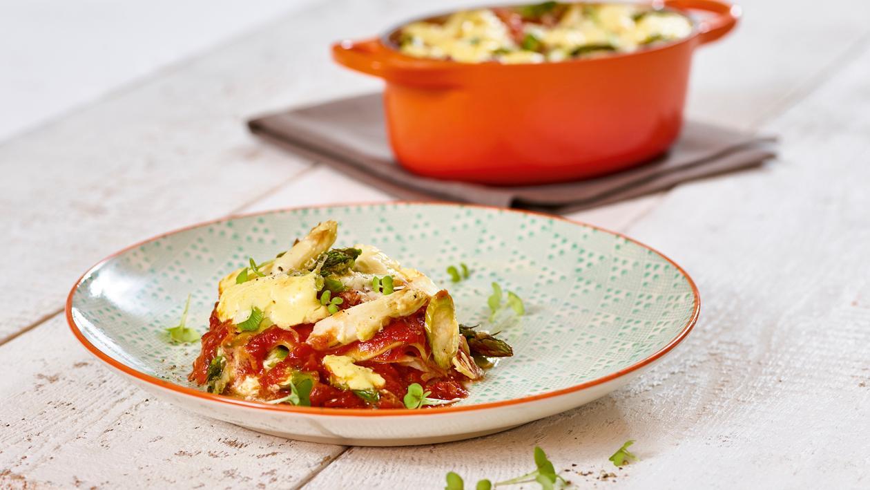 Spargel - Schinken - Lasagne Spargel - Schinken - Lasagne