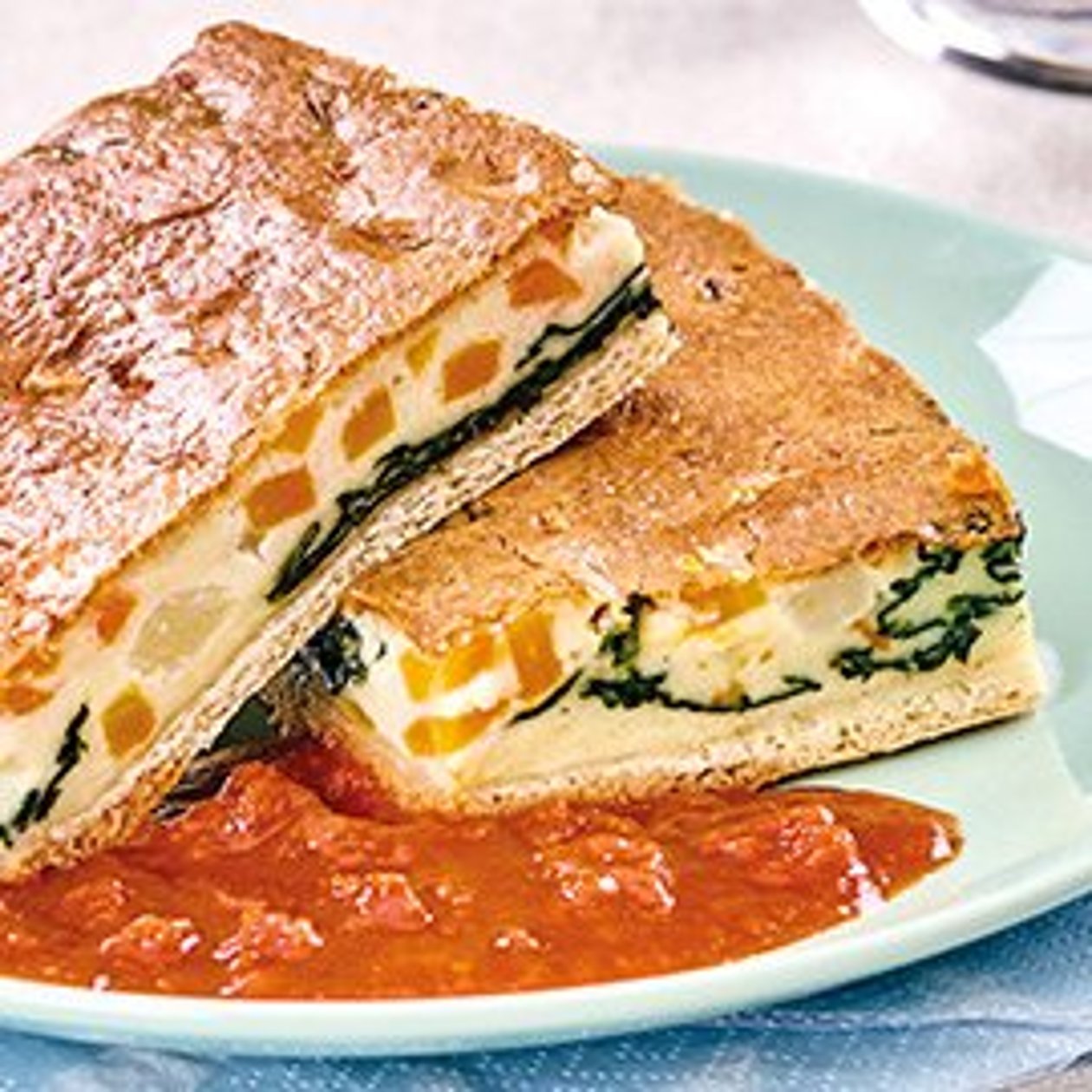 Spinat-Karotten Kohlrabi Quiche Spinat-Karotten Kohlrabi Quiche