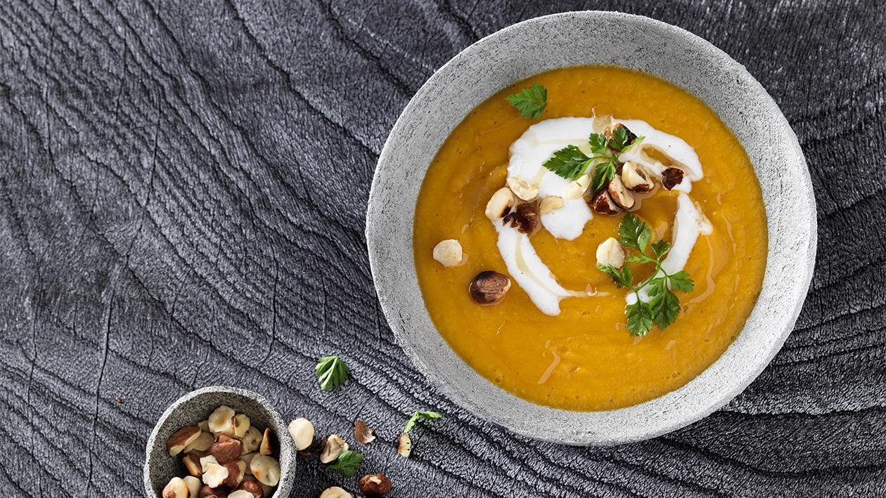 Süsskartoffel-Linsen-Suppe Süsskartoffel-Linsen-Suppe