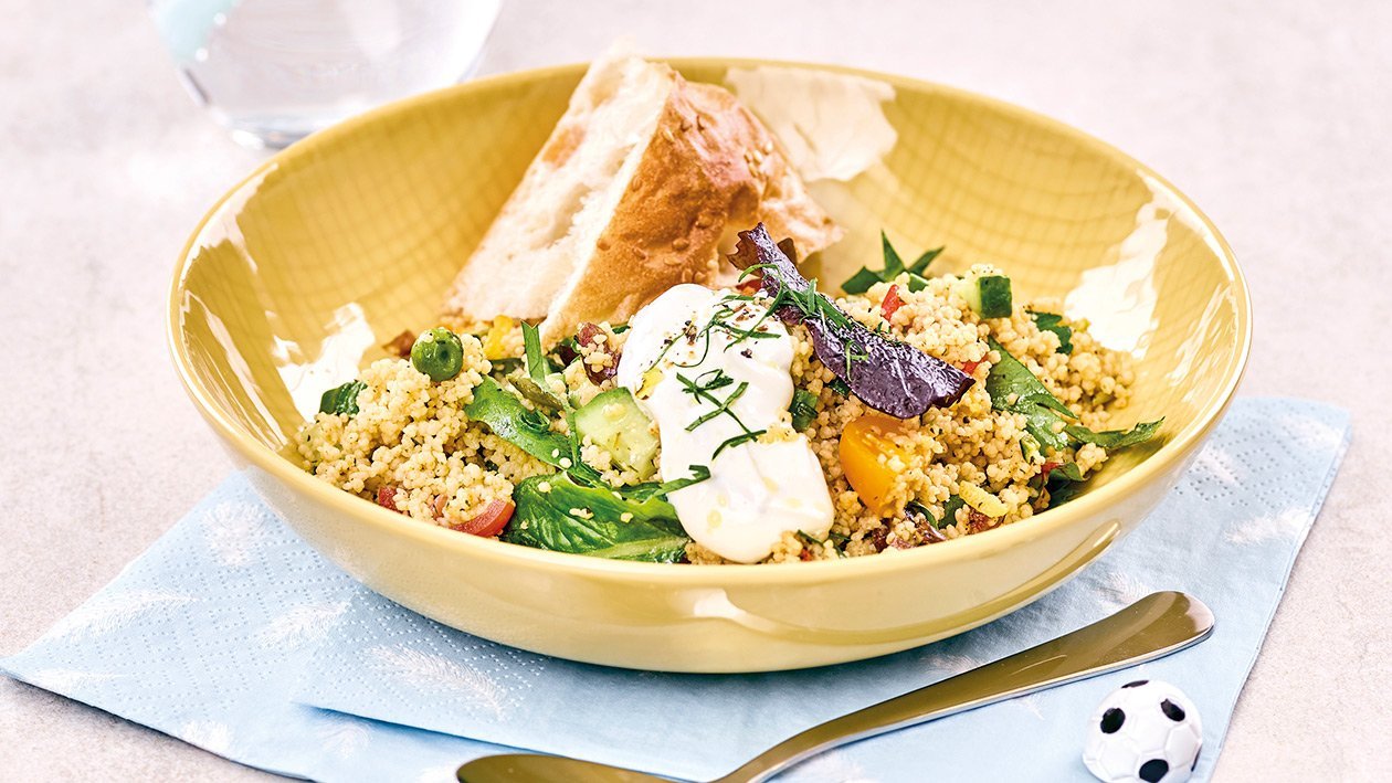 Taboulé mit Fladenbrot Taboulé mit Fladenbrot
