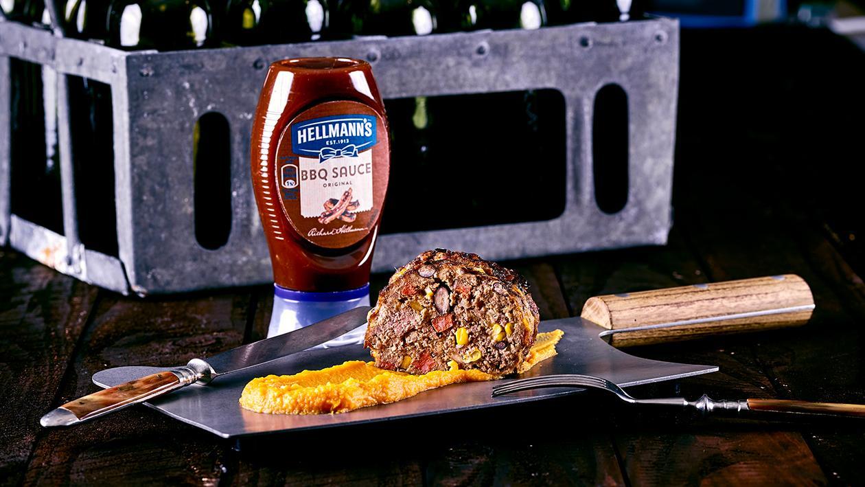 Texas Meatloaf mit Sweet Potato Mash Texas Meatloaf mit Sweet Potato Mash