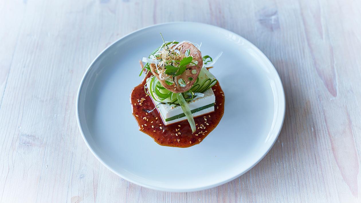 Tofu - Gurkensalat Tofu - Gurkensalat