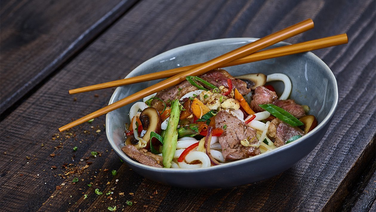 Udon Suppe mit Ente Udon Suppe mit Ente