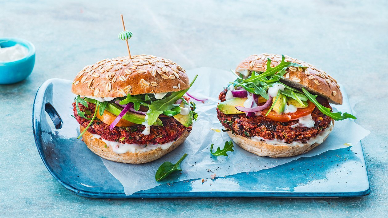 Vegan Black Bean Quinoa Burger Vegan Black Bean Quinoa Burger