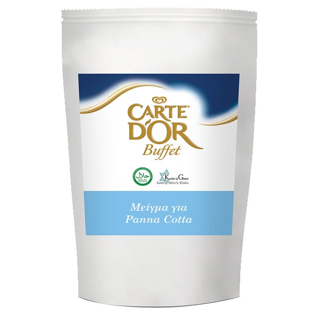 Carte D' Or Buffet Μείγμα για Panna Cotta 10 kg - Ένα εξαιρετικό γεύμα γίνεται ακόμα καλύτερο με ένα σπουδαίο γλυκό