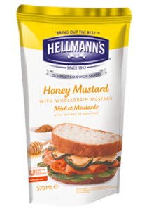 Hellmann's Dressing για Σάντουιτς Μέλι Μουστάρδα 570 ml - Hellmann's Dressing για Σάντουιτς Μέλι Μουστάρδα 570 ml -
