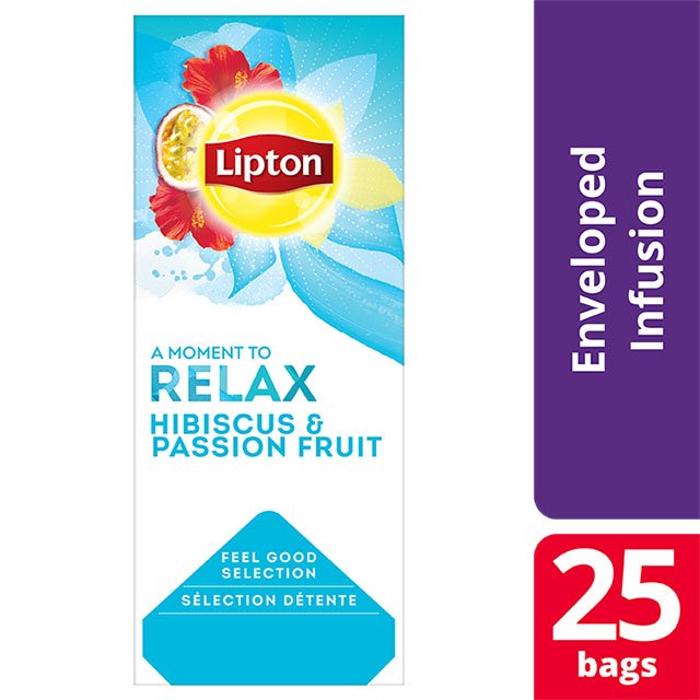 Lipton Μαύρο Τσάι με Φρούτα του Πάθους & Ιβίσκο 1,6 gr -