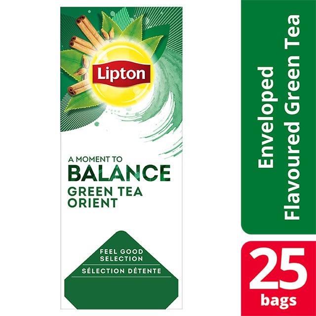 Lipton Πράσινο Τσάι Μπαχαρικά Ανατολής 25 Φακελάκια -