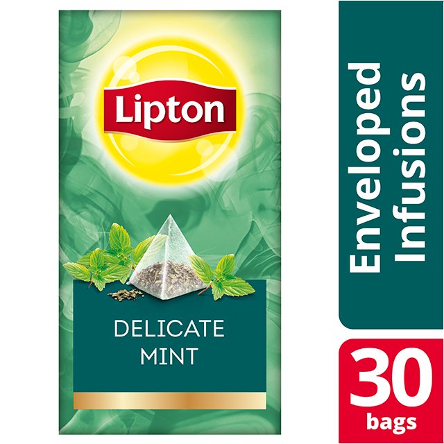 Lipton Πυραμίδα Delicate Mint 30 Φακελάκια -