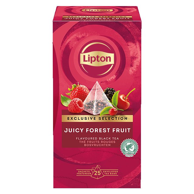 Lipton Πυραμίδα Juicy Forests Fruits 25 Φακελάκια -