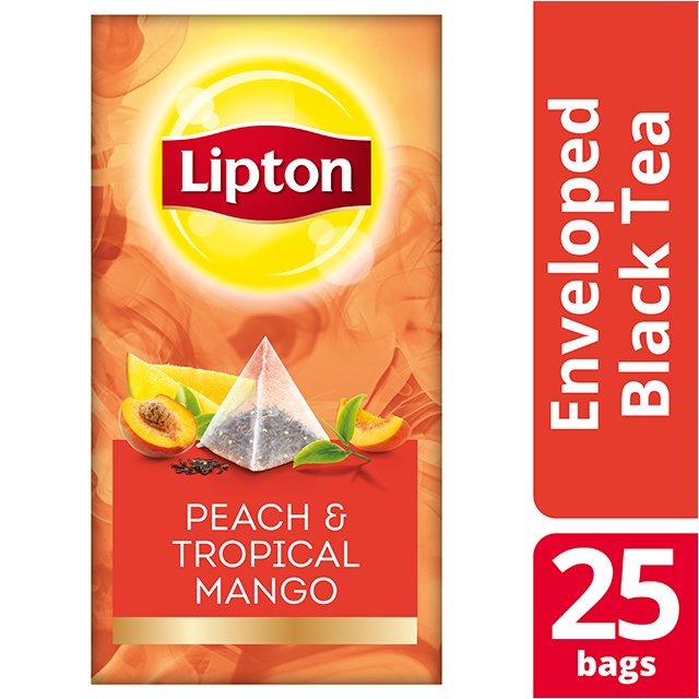 Lipton Πυραμίδα Peach & Tropical Mango 25 Φακελάκια -