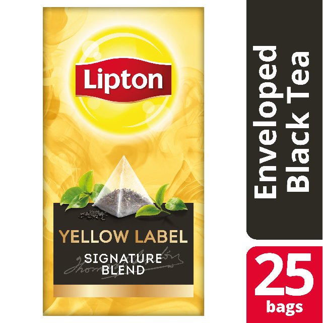 Lipton Πυραμίδα Yellow Label 25 Φακελάκια -