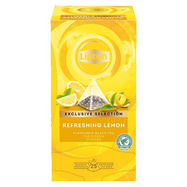 Lipton Πυραμίδα Λεμόνι 25 Φακελάκια -