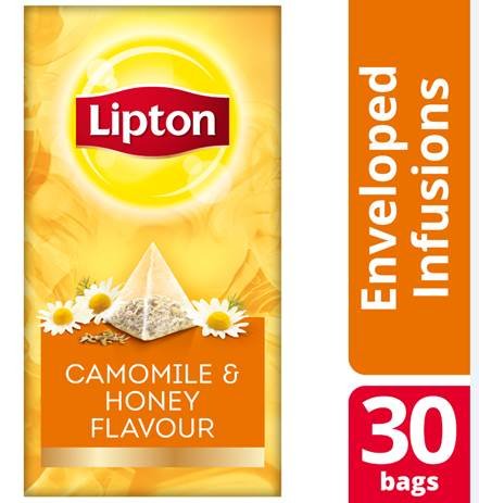 Lipton Πυραμίδα Χαμομήλι και Μέλι 30 Φακελάκια -