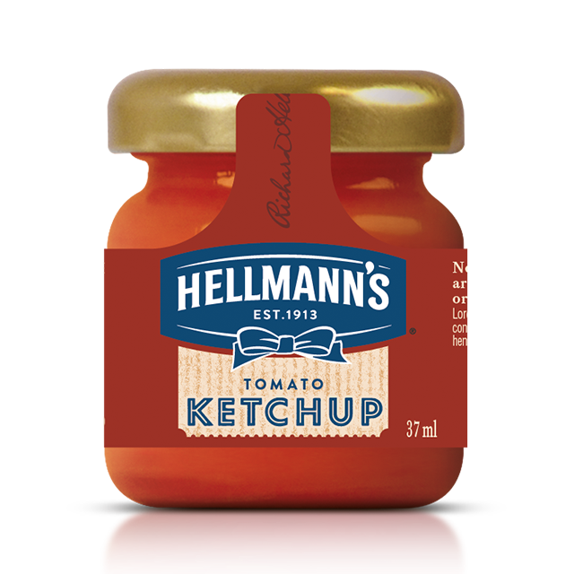 Hellmann's Κέτσαπ Mini Βαζάκι 33 ml - H σειρά Hellmann’s Mini me απογειώνει την εμπειρία των πελατών βάζοντας την τελευταία πινελιά στο πιάτο σας Hellmann's Κέτσαπ Mini Βαζάκι 33 ml - H σειρά Hellmann’s Mini me απογειώνει την εμπειρία των πελατών βάζοντας την τελευταία πινελιά στο πιάτο σας