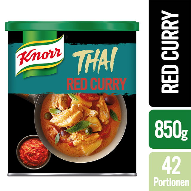 Knorr Πάστα Κόκκινο Κάρυ 850 gr - Οι πάστες κάρυ της Knorr φέρνουν αυθεντικές γεύσεις από συνταγές προερχόμενες από την Ταϊλάνδη Knorr Πάστα Κόκκινο Κάρυ 850 gr - Οι πάστες κάρυ της Knorr φέρνουν αυθεντικές γεύσεις από συνταγές προερχόμενες από την Ταϊλάνδη