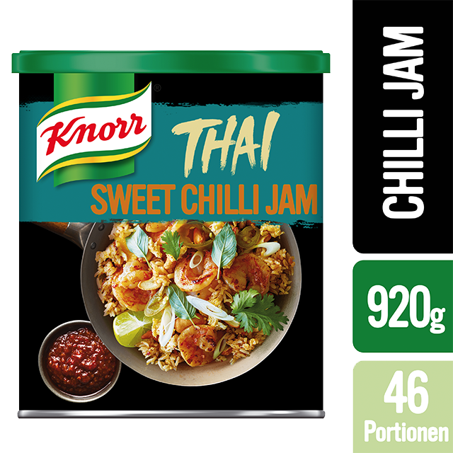 Knorr Πάστα Τσίλι 920 gr - Αυθεντική Ταϊλανδέζικη γεύση για ζεστά και κρύα πιάτα Knorr Πάστα Τσίλι 920 gr - Αυθεντική Ταϊλανδέζικη γεύση για ζεστά και κρύα πιάτα