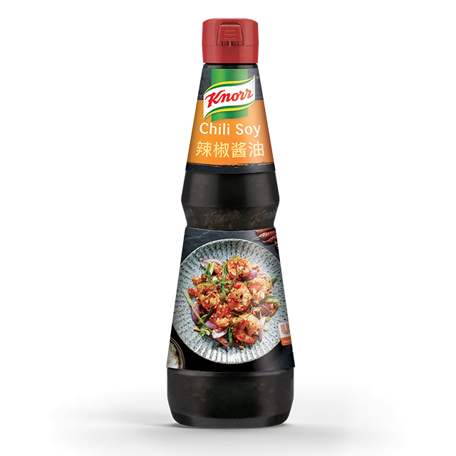 Knorr Πικάντικη Σάλτσα με Τσίλι, Σόγια και Λαχανικά 1 lt - Ο συνδυασμός αλατιού, μπαχαρικών & σκόρδου, δημιουργεί μια υπέροχη σάλτσα σόγιας και τσίλι, ιδανική για κοτόπουλο και dumplings Knorr Πικάντικη Σάλτσα με Τσίλι, Σόγια και Λαχανικά 1 lt - Ο συνδυασμός αλατιού, μπαχαρικών & σκόρδου, δημιουργεί μια υπέροχη σάλτσα σόγιας και τσίλι, ιδανική για κοτόπουλο και dumplings