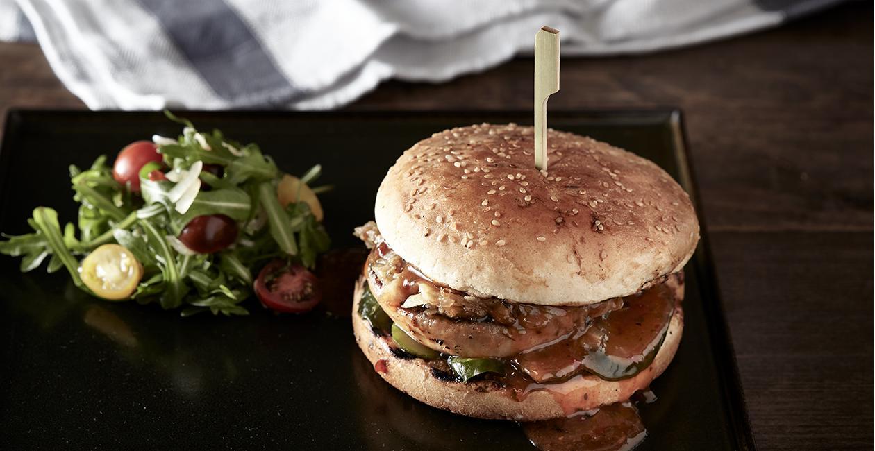 Burger με Μαριναρισμένο Μανιτάρι Portobello Burger με Μαριναρισμένο Μανιτάρι Portobello
