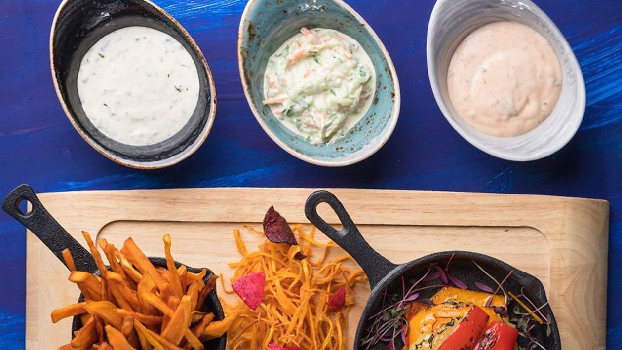 Dip : Vegan Ranch Σως / Vegan Dip αγγουριού / Vegan dip με σπανάκι και αγκινάρες Dip : Vegan Ranch Σως / Vegan Dip αγγουριού / Vegan dip με σπανάκι και αγκινάρες