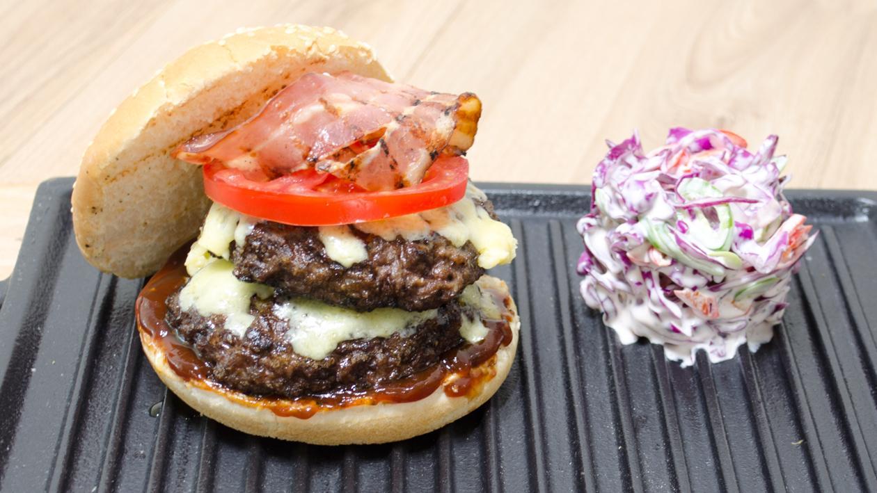 Hot and Spicy Double Burger Hot and Spicy Double Burger