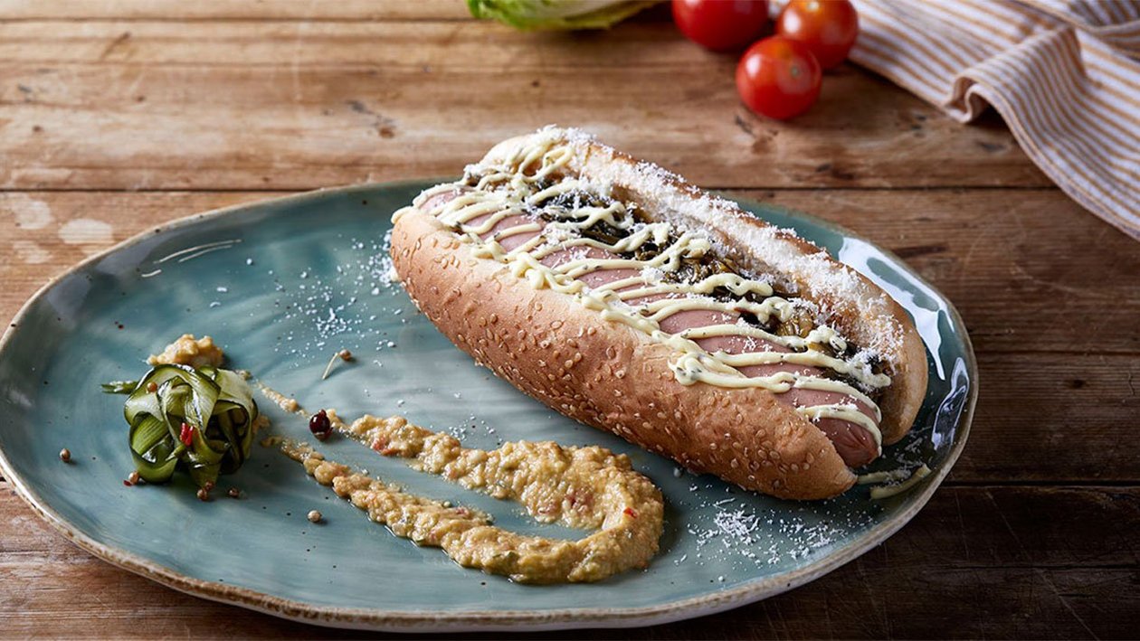 Hot Dog Κοτόπουλο με Βλήτα & Γουακαμόλε Hot Dog Κοτόπουλο με Βλήτα & Γουακαμόλε