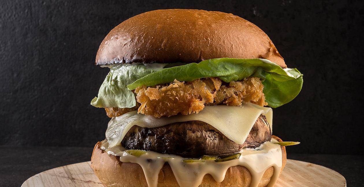 Portobello - Garlic Burger Portobello - Garlic Burger