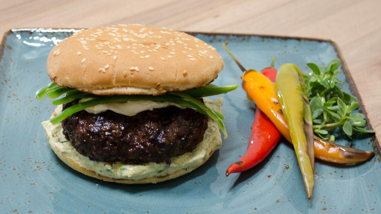 The Puebla Burger The Puebla Burger