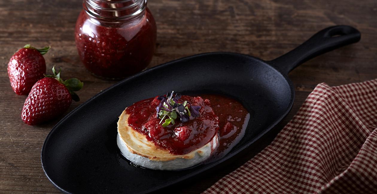 Κατσικίσιο Τυρί Chevre με Chutney Φράουλας Κατσικίσιο Τυρί Chevre με Chutney Φράουλας